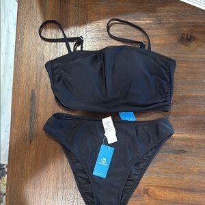 Cupshe Black Classic Bikini Set